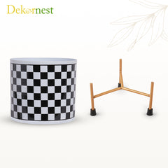 Dekornest Metal Pot with Stand 5 inch (1230D)