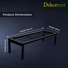 Dekornest Apolo Planter Stand set of 4 Black