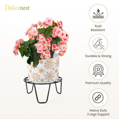 Dekornest V Type Planter Stand set of 10 (1171)