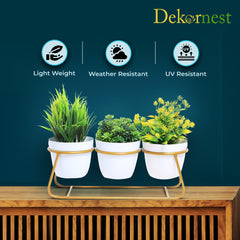 Dekornest 3 Pot with Stand (1306B)