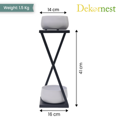 Dekornest 2 Pots + Corner Stand (1512 A)