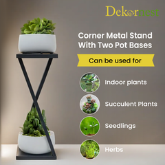 Dekornest 2 Pots + Corner Stand (1512 A)